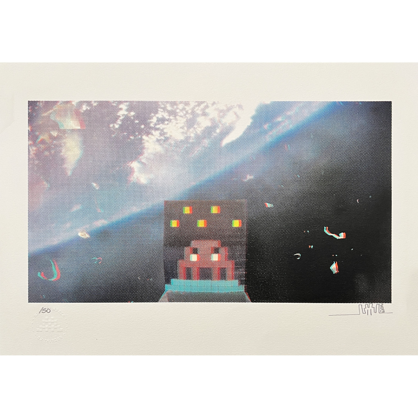Distributed on Invader's Space Shop in 2009, kit #11 exists in 150